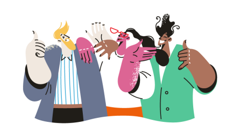 Group Dietician illustration
